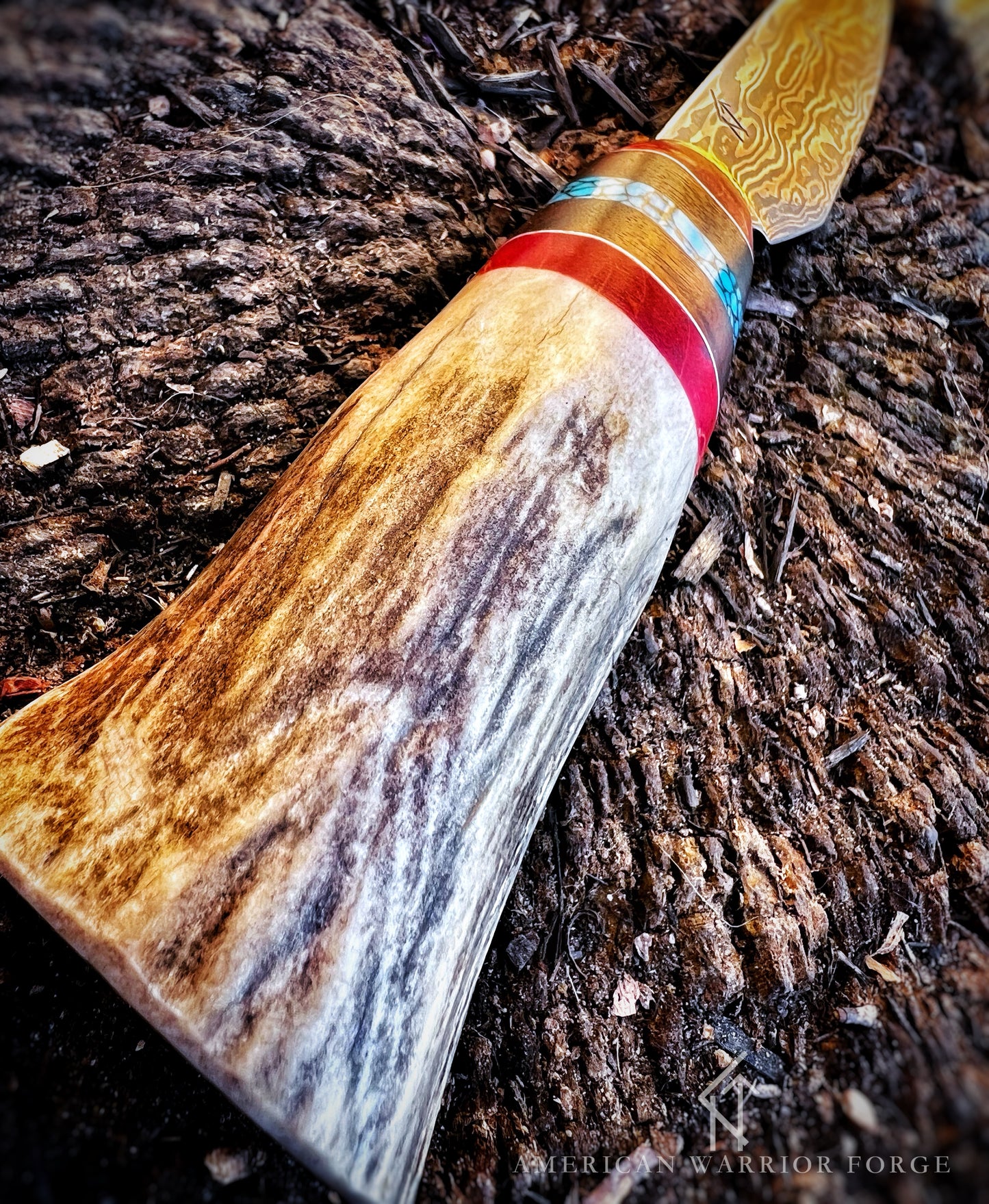 Turquoise Stag Paring Knife