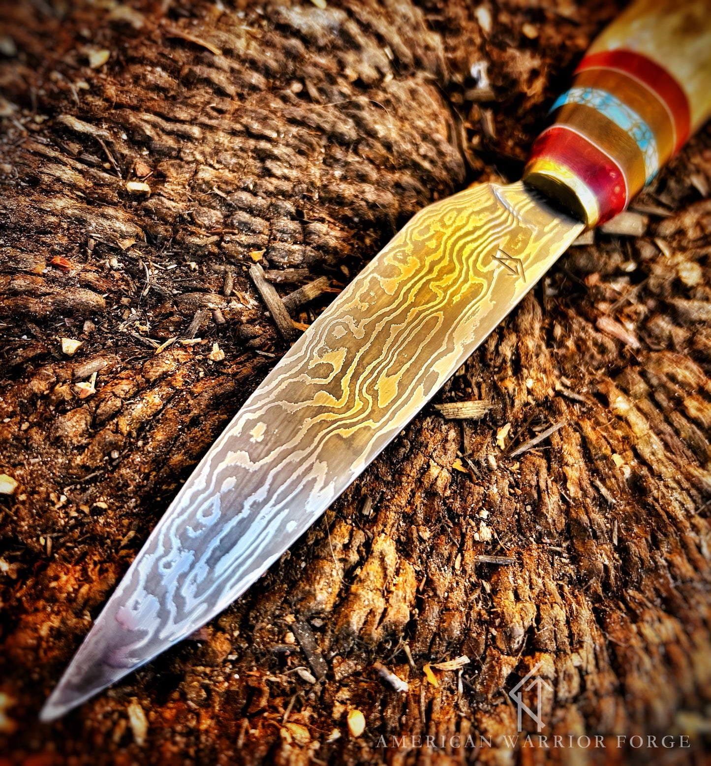 Turquoise Stag Paring Knife