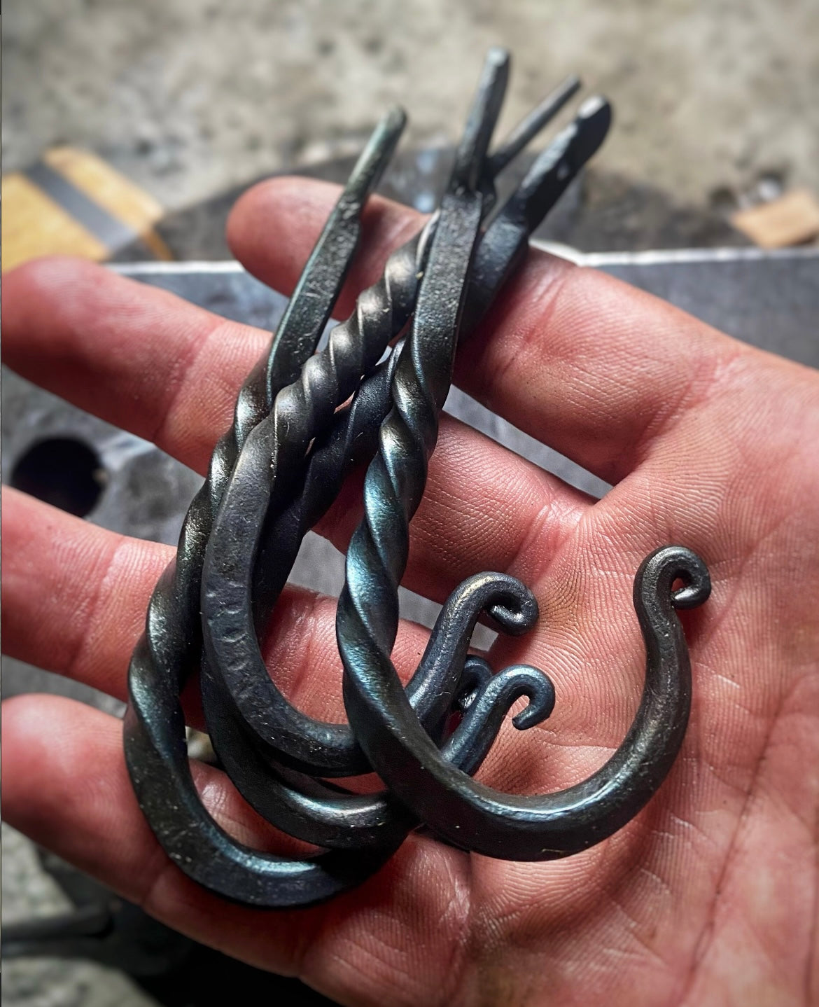 Hand Forged J-Hooks