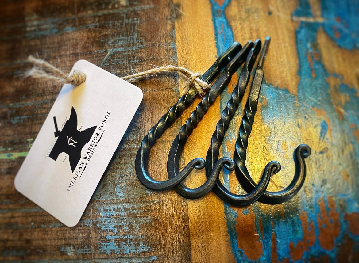 Hand Forged J-Hooks