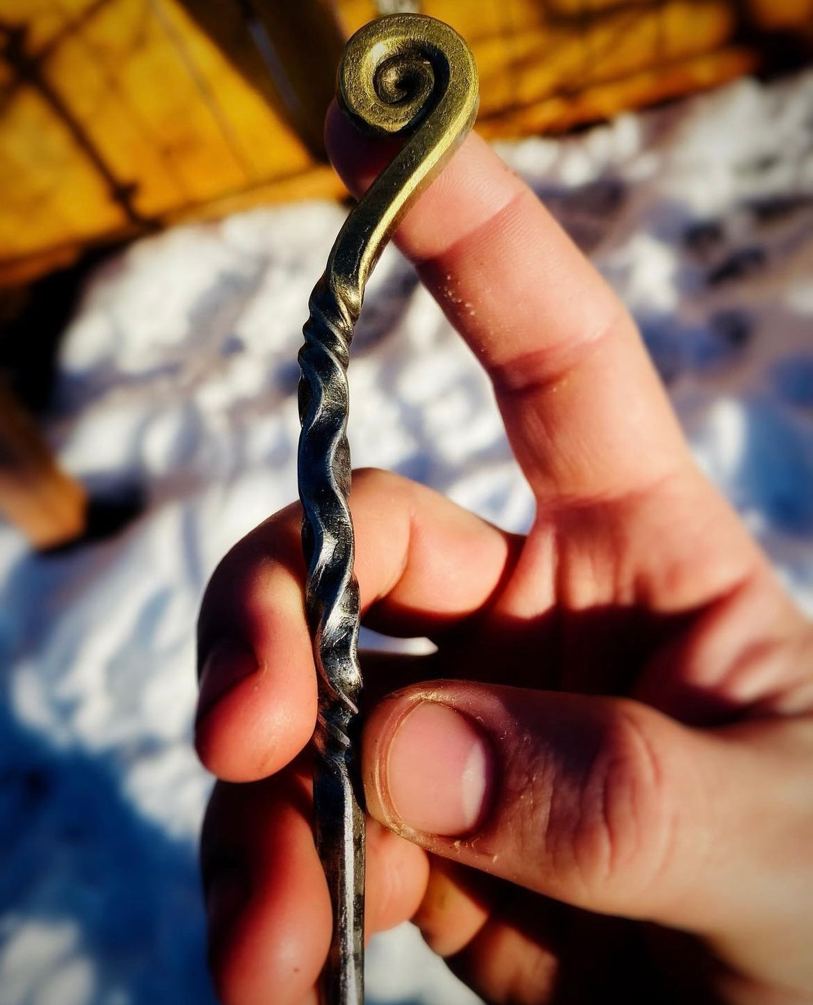 Hand Forged Hair Pin