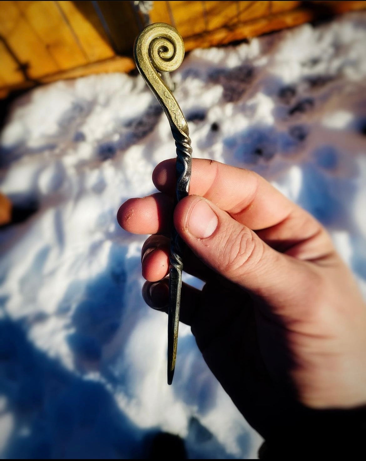 Hand Forged Hair Pin