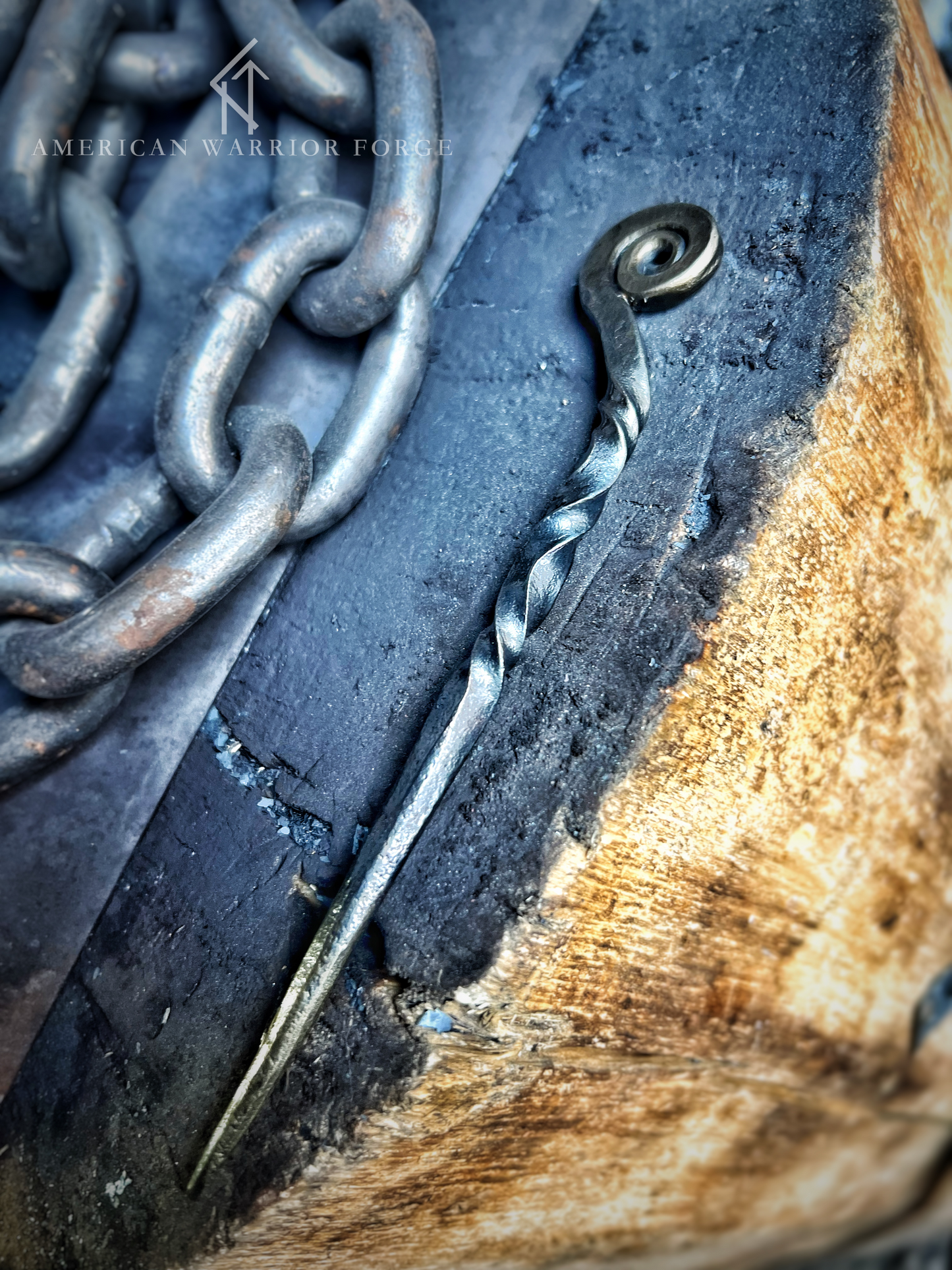 Hand Forged Hair Pin