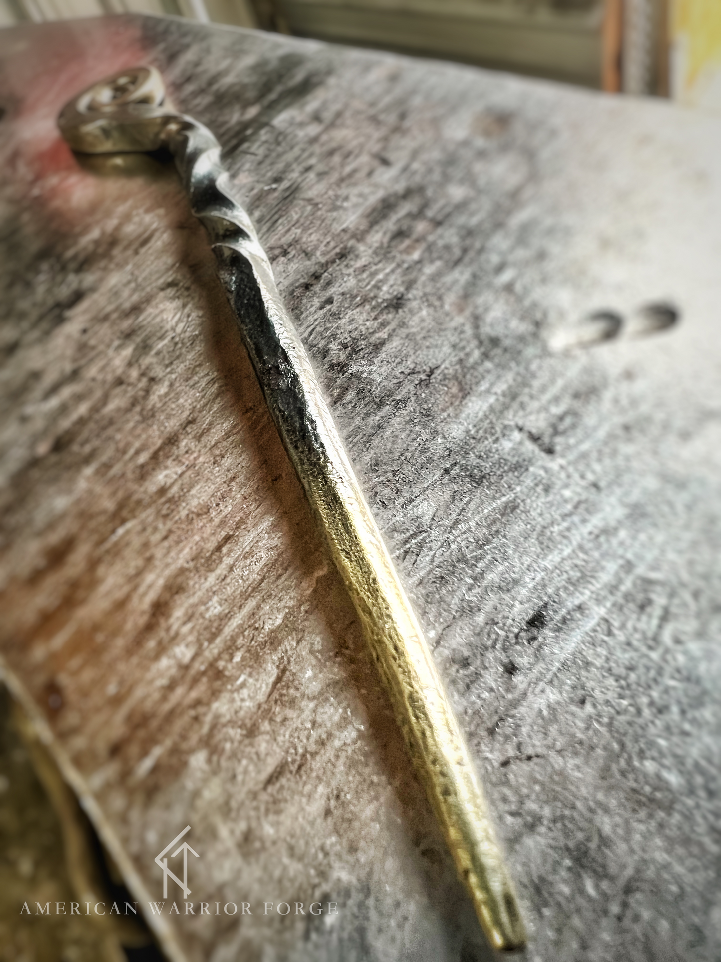 Hand Forged Hair Pin