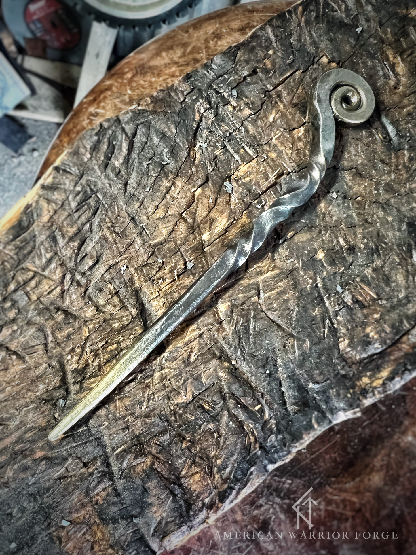 Hand Forged Hair Pin