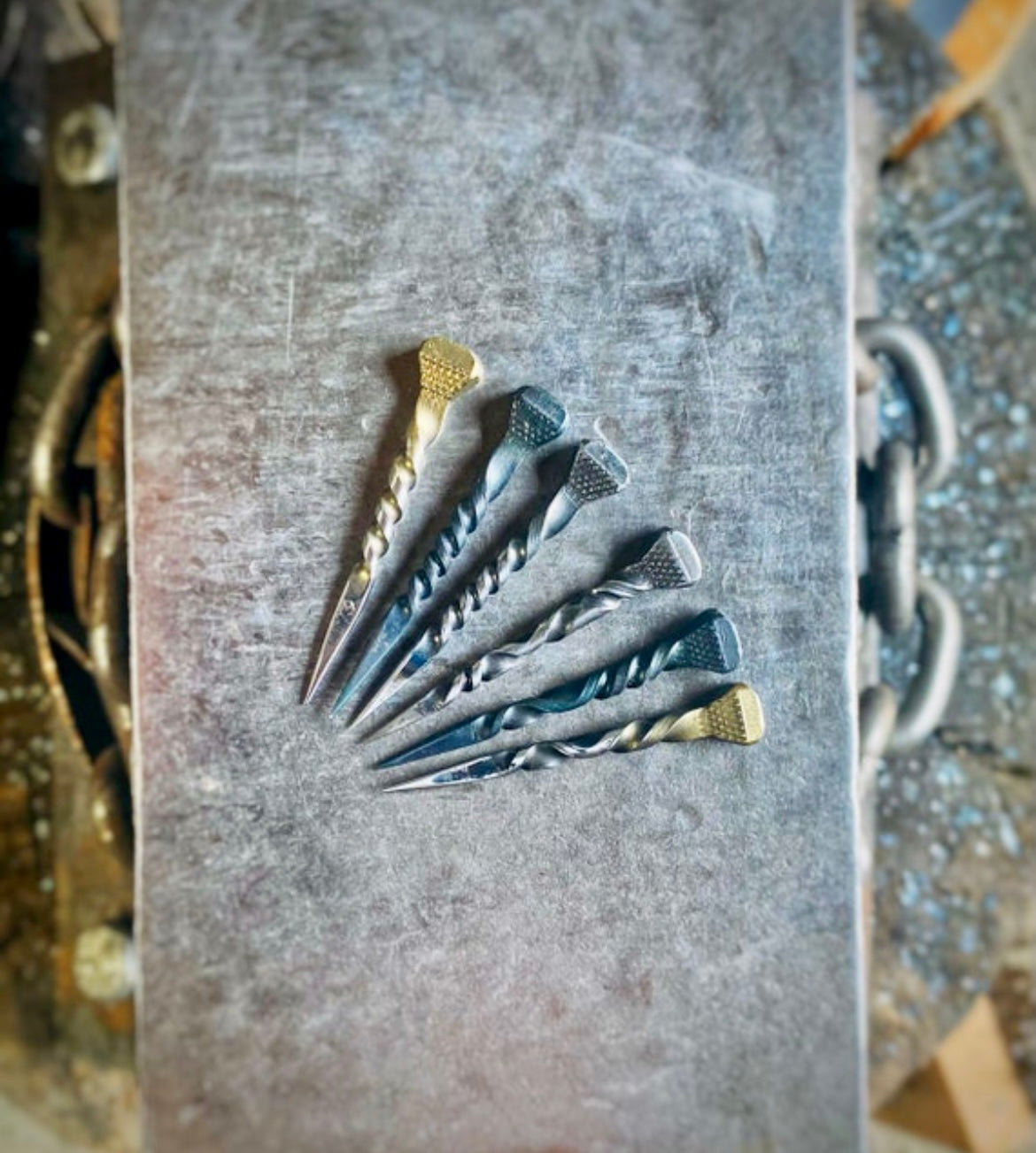 Horseshoe Nail Cowboy Toothpicks