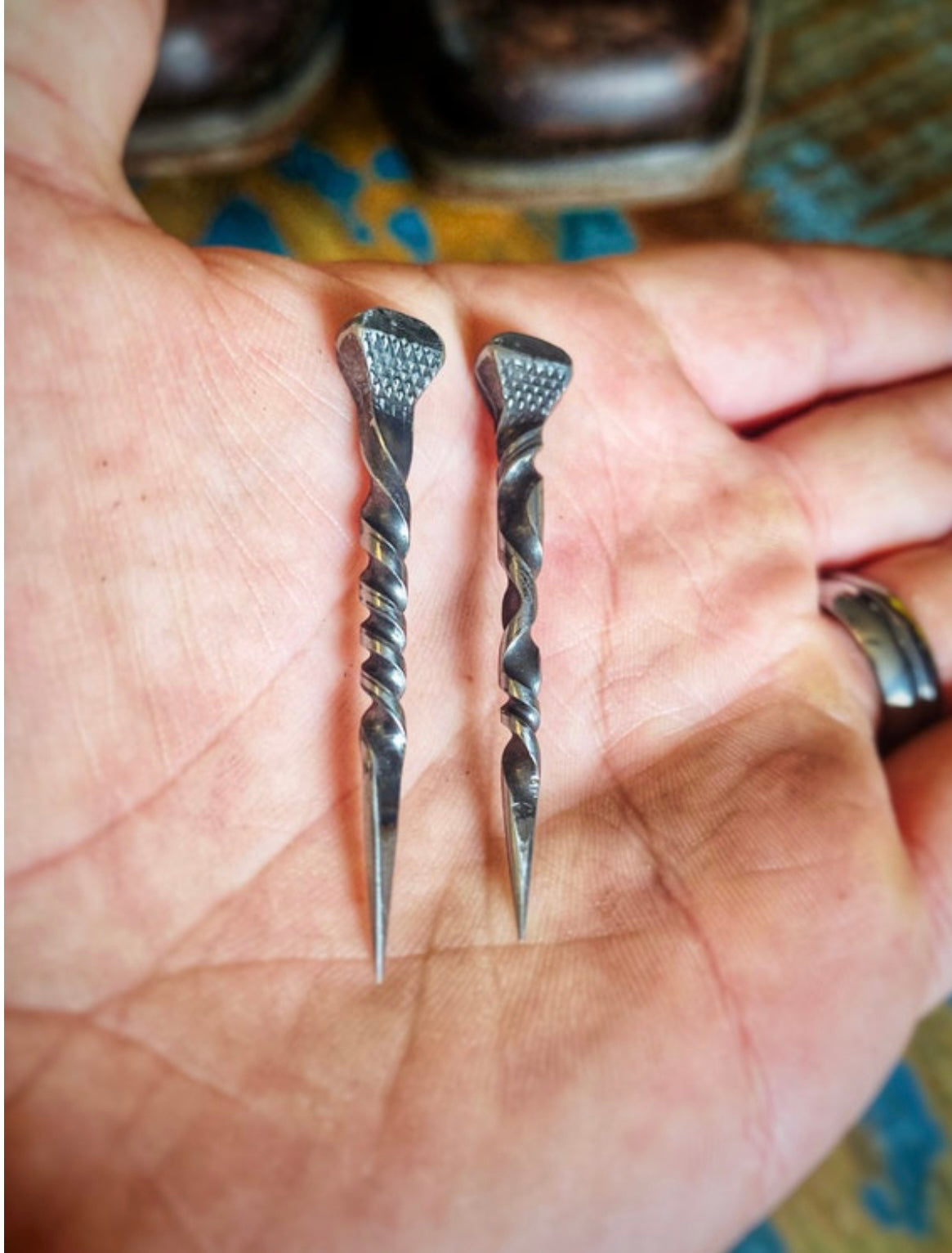 Horseshoe Nail Cowboy Toothpicks