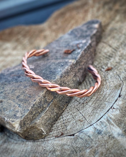 Knotted Copper Cuff