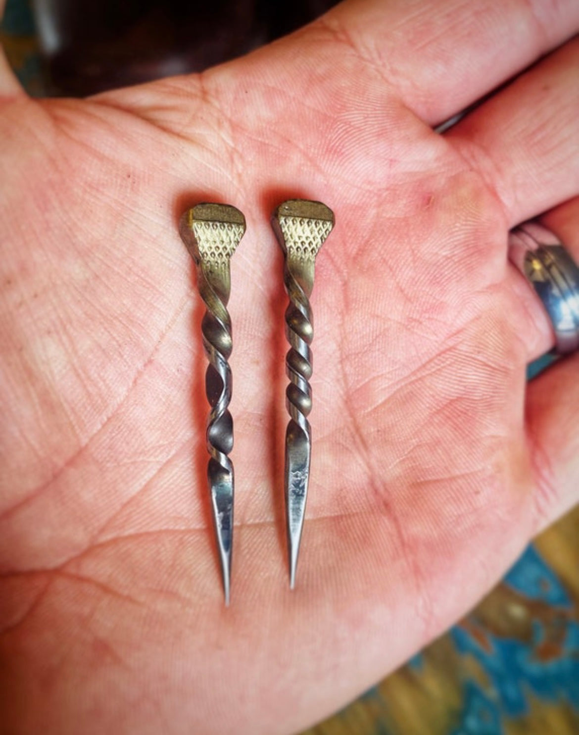 Horseshoe Nail Cowboy Toothpicks American Warrior